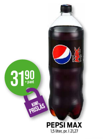 Kiwi Pepsi Max tilbud