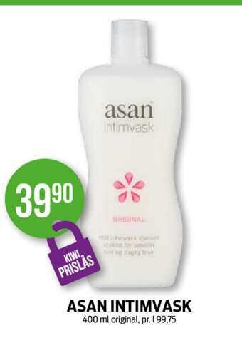 Kiwi Asan Intimvask tilbud