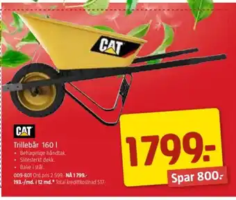 Jula Trillebår 160 L tilbud