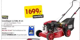 Jula Gressklipper 2.0 kW, 41cm tilbud