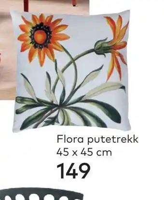 Skeidar Flora putetrekk 45 x 45 cm tilbud