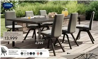 Skeidar Milos stressless outdoor stol tilbud