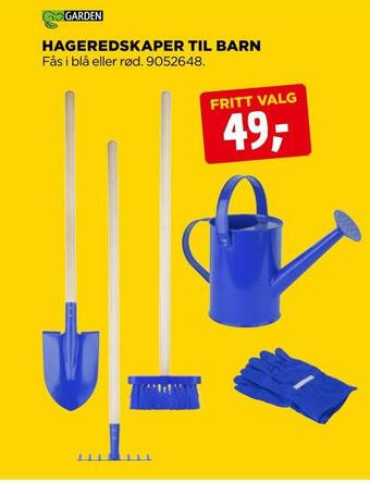 jem & fix Hageredskaper til barn tilbud