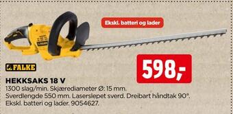 jem & fix Hekksaks 18 v tilbud