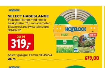jem & fix Select hageslange tilbud