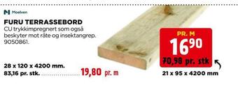 jem & fix Furu terrassebord tilbud