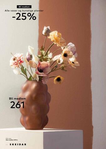 Skeidar Kitt vase tilbud