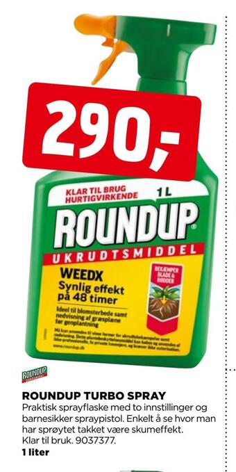 jem & fix Roundup turbo spray tilbud