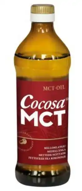 Sunkost Cocosa mct olje 500 ml tilbud