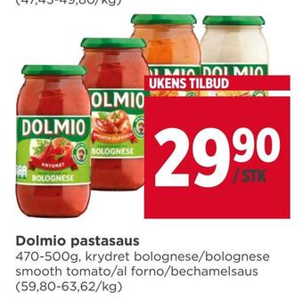 Meny Dolmio pastasaus tilbud