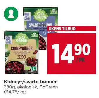 Kidney-/svarte bønner