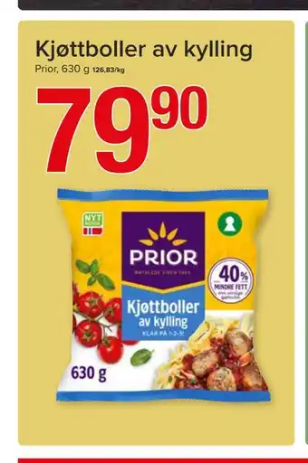 Spar Kjøttboller av kylling tilbud