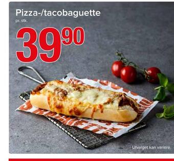 Spar Pizza-/tacobaguette tilbud