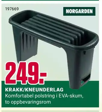 Europris Krakk/kneunderlag tilbud