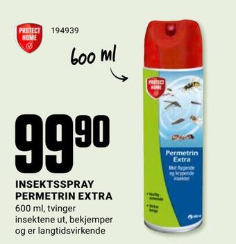 Europris Insektsspray permetrin extra tilbud