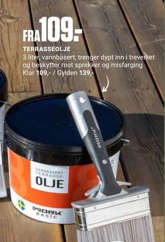 Europris Terrasseolje tilbud