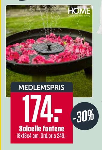 Europris Solcelle fontene tilbud