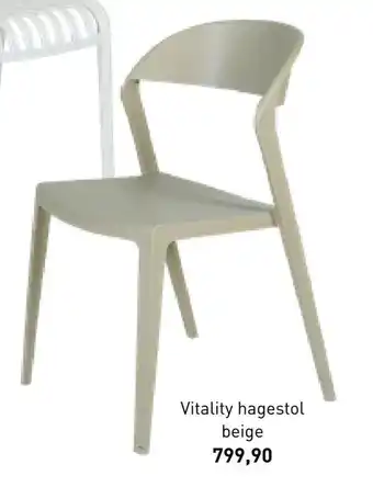 Kid Interiør Vitality hagestol beige tilbud