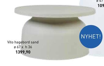 Kid Interiør Vito hagebord sand tilbud
