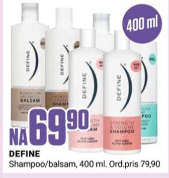 Europris Define balsam tilbud