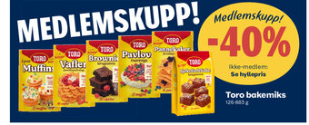 Coop Extra Toro Bakemiks tilbud