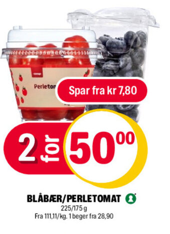 Coop Extra Blåbær/Perletomat tilbud