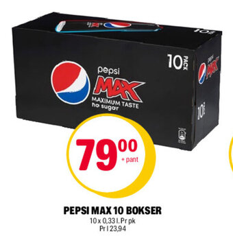 Coop Extra Pepsi Max 10 Bokser tilbud