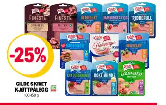 Coop Extra Gilde Skivet Kjøttpålegg tilbud