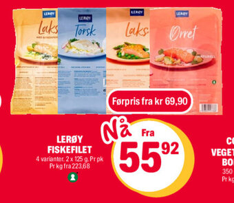 Coop Extra Lerøy Fiskefilet tilbud