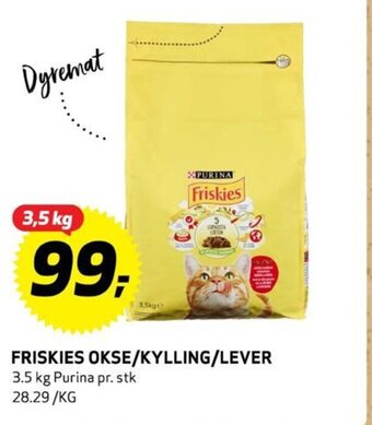 Bunnpris Friskies Okse/Kylling/Lever tilbud