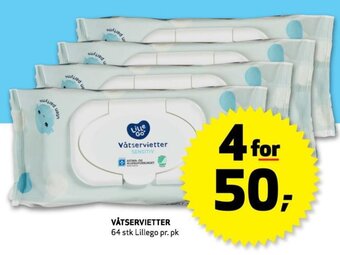 Bunnpris Våtservietter tilbud