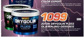 Coop Byggmix Jotun drygolin pluss oljemaling/-dekkbeis tilbud