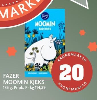 Coop Mega Fazer moomin kjeks tilbud