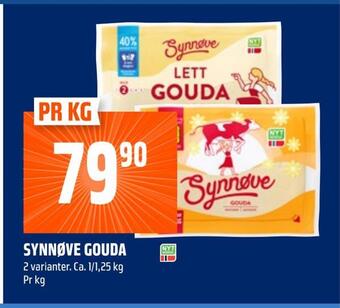 Coop Obs Synnøve gouda tilbud