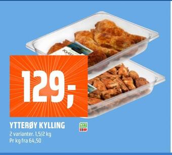 Coop Obs Ytterøy kylling tilbud