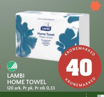 Coop Mega Lambi home towel tilbud