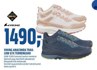 Coop Obs Viking anaconda trail low gtx terrengsko tilbud