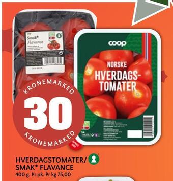 Coop Mega Hverdagstomater/ smak flavance tilbud