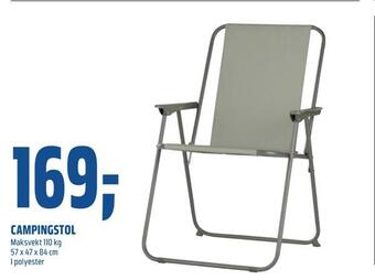 Coop Obs Campingstol tilbud