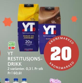 Coop Mega Yt restitusjonsdrikk tilbud