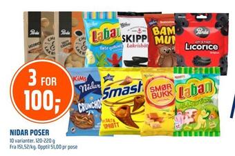 Coop Obs Nidar poser tilbud