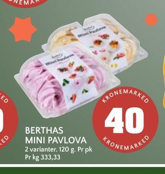 Berthas mini pavlova