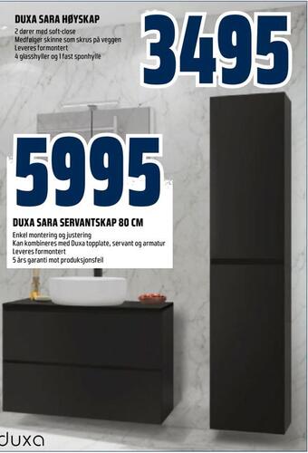 Obs Bygg Duxa sara høyskap tilbud