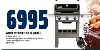 Obs Bygg Weber spirit ii e-310 gassgrill tilbud