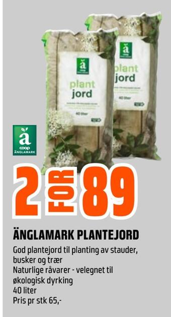 Obs Bygg Änglamark plantejord tilbud