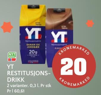 Coop Mega Yt restitusjons- drikk tilbud