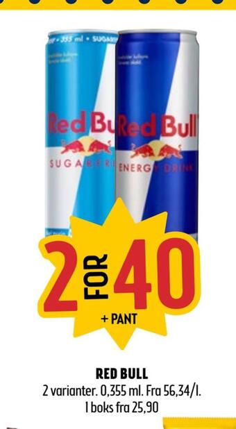 Coop Prix Red bull tilbud