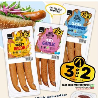 Coop Prix Coop grill perfekt pølser tilbud