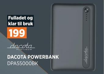 POWER Dacota powerbank tilbud