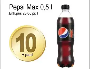 Joker Pepsi max 0,5 l tilbud